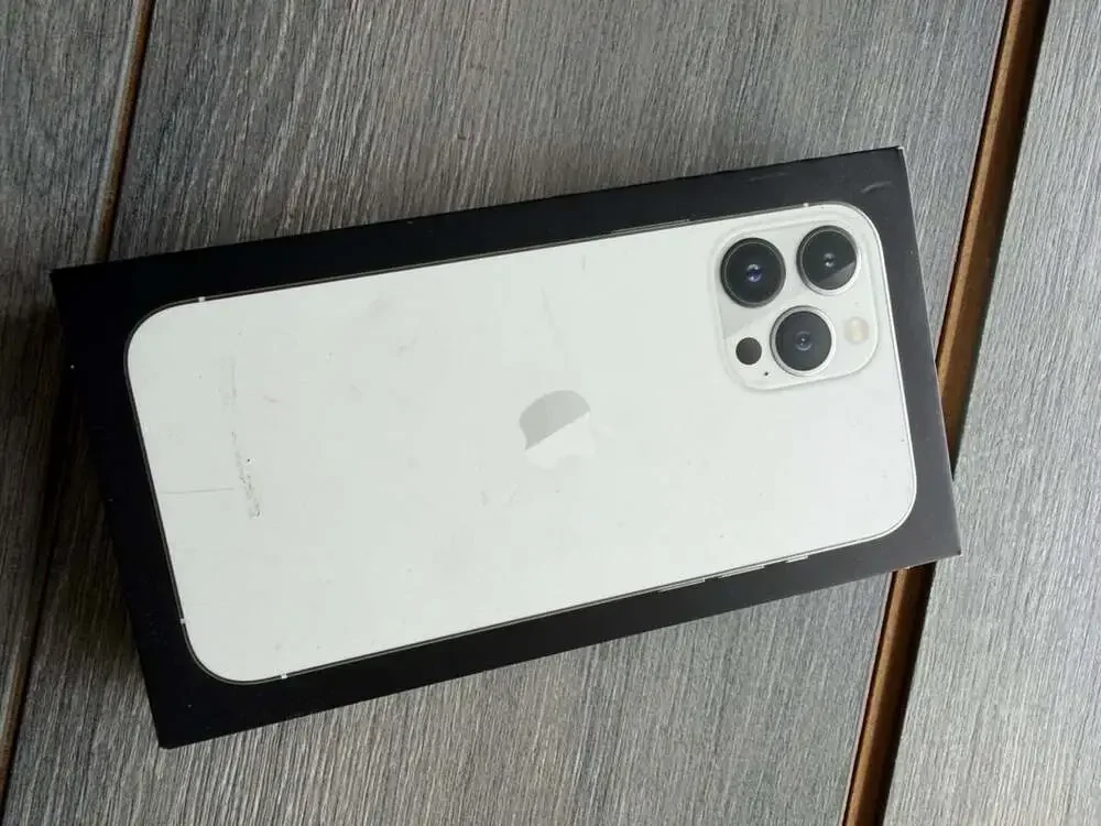 Apple Iphone 13 Pro Max Silver 256GB Empty Box